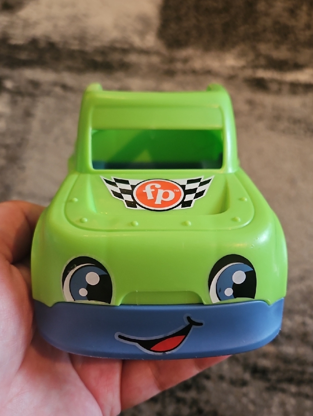 Fisher-Price Little People green race car